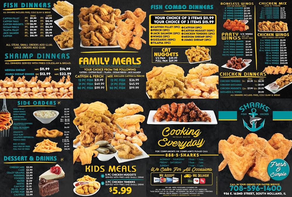 Sharks Fish & Chicken Menu image 1