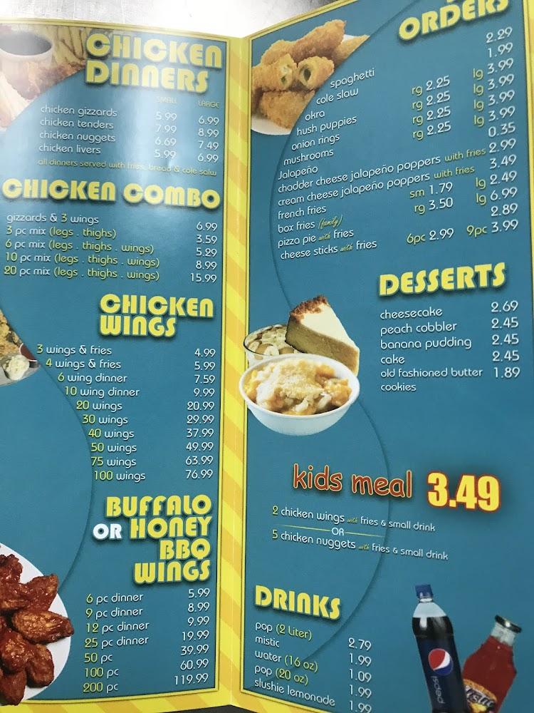 Sharks Fish & Chicken Menu image 2